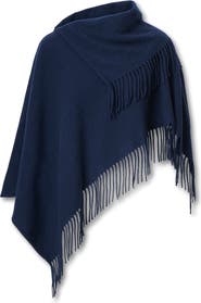 rag & bone Darcey Cowl Neck Wool Poncho