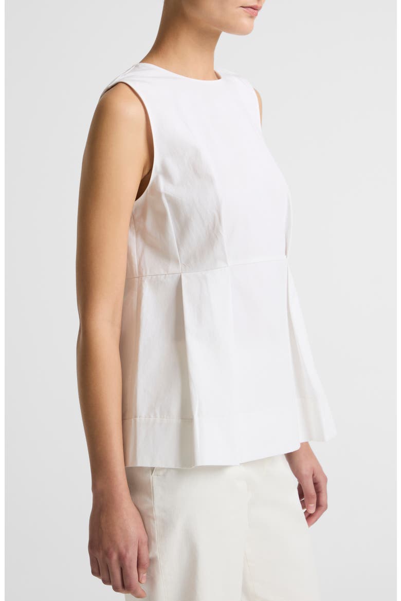 Paneled Sleeveless Top, Alternate, color, OPTIC WHITE