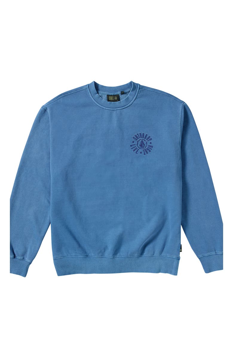 Volcom x SNL Crewneck Cotton Jersey Sweatshirt, Main, color, 