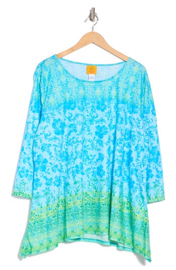 Ruby Rd. Ruby Rd Long Sleeve Tunic Top