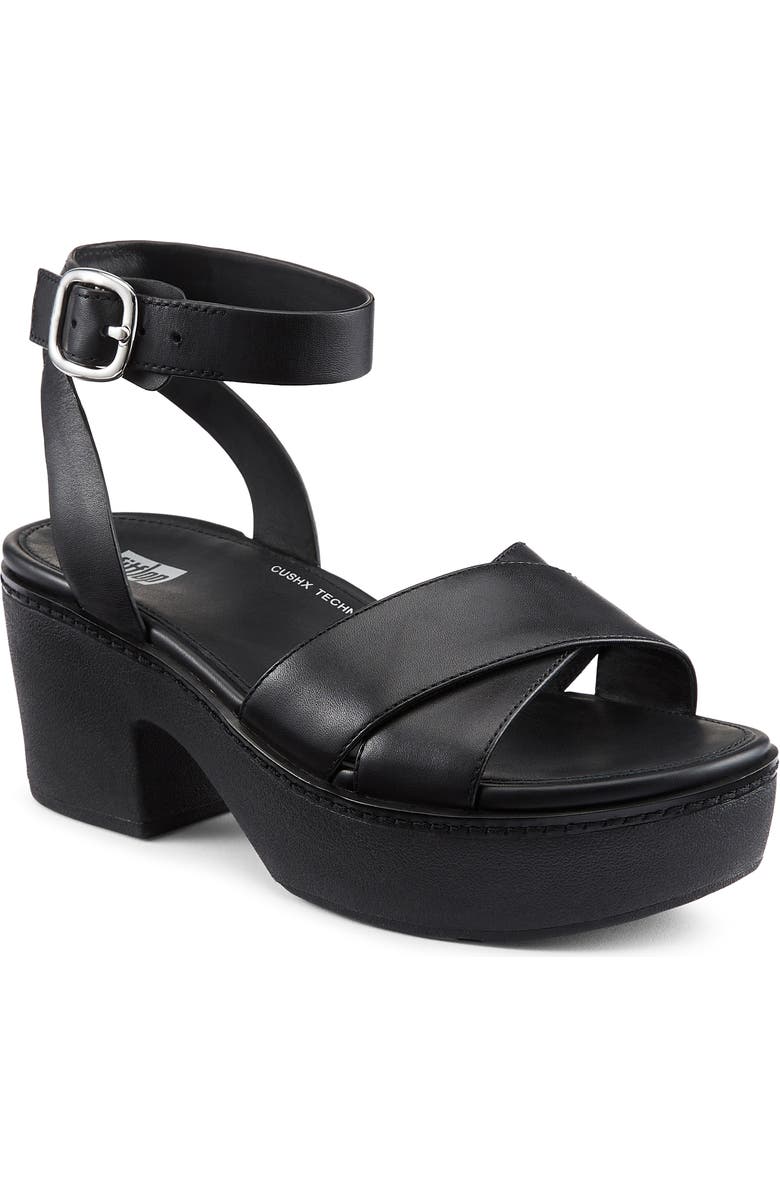FitFlop Pilar Ankle Strap Platform Sandal, Main, color,