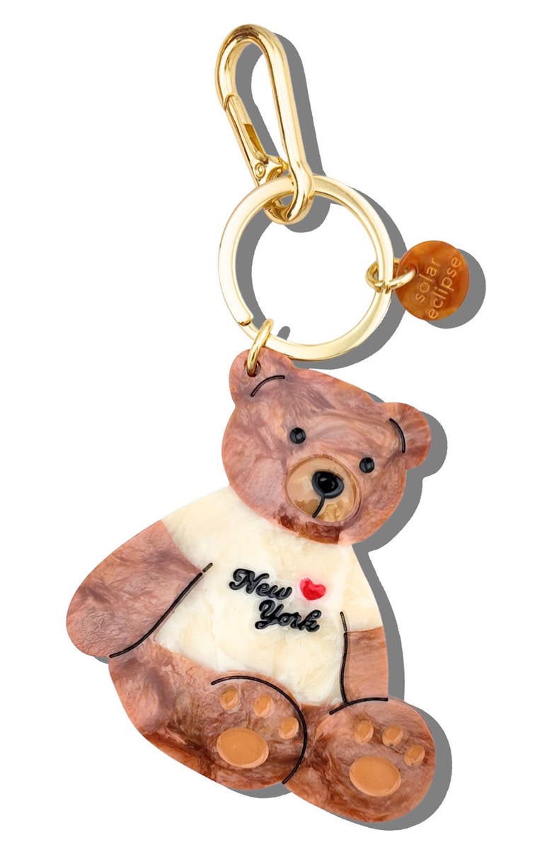 Solar Eclipse New York Teddy Bear Key Chain, Main, color, 
