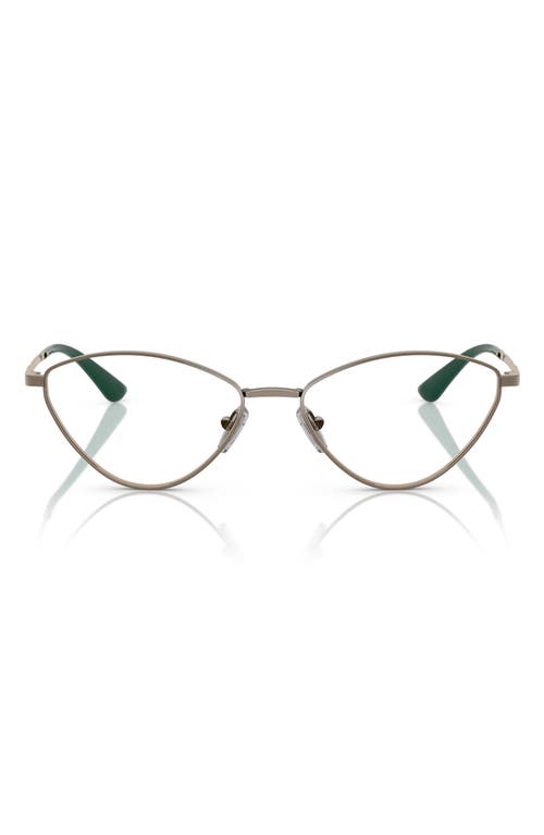 Vogue 55mm Irregular Optical Glasses In Lite Brown