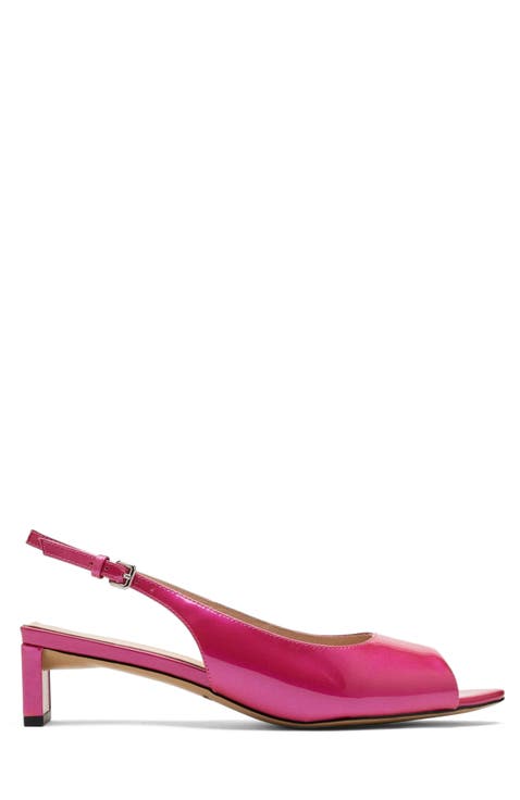 Carmen Slingback Peep Toe Heels