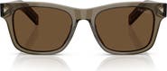 Prada 55mm Rectangular Sunglasses