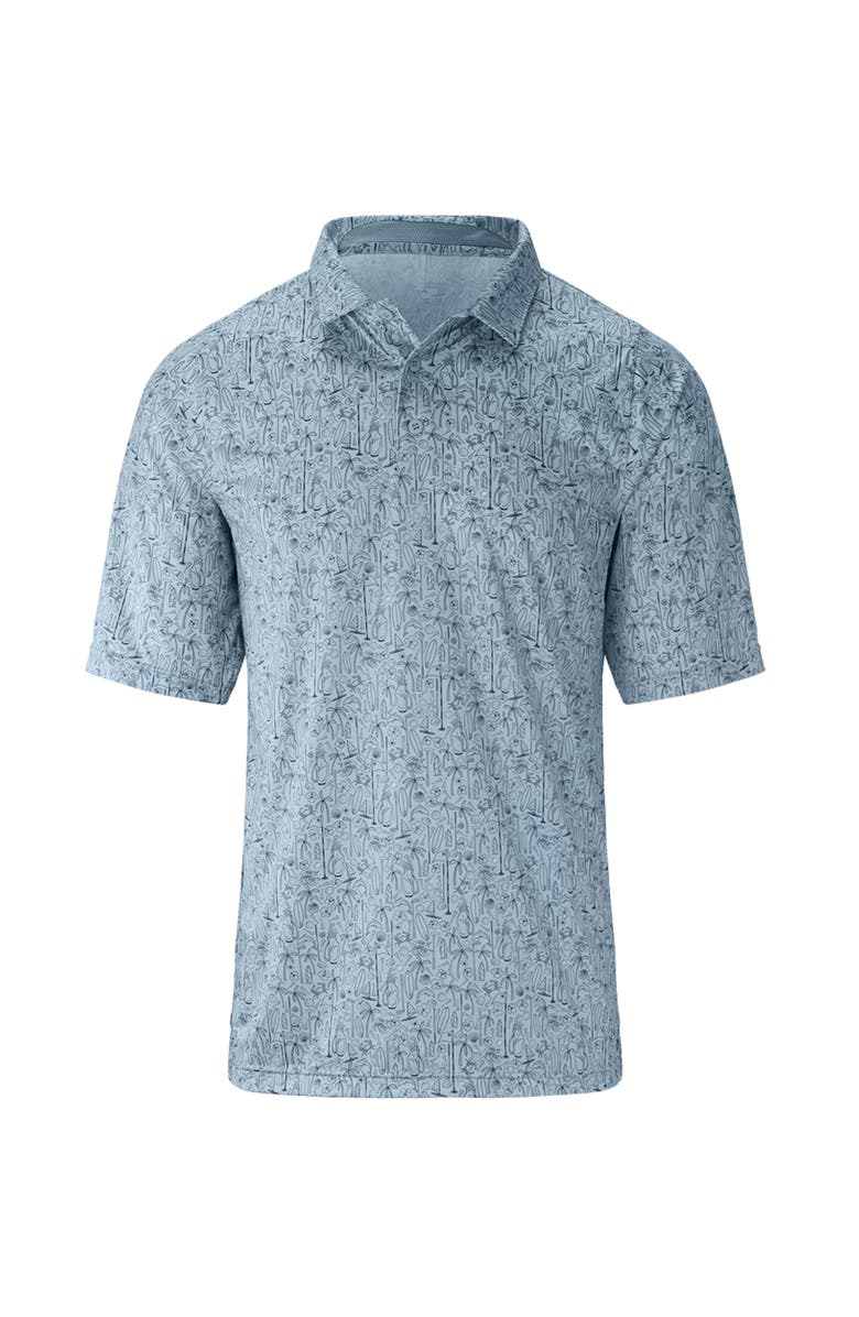 UV Skinz Short Sleeve Polo, Main, color, Island Ace