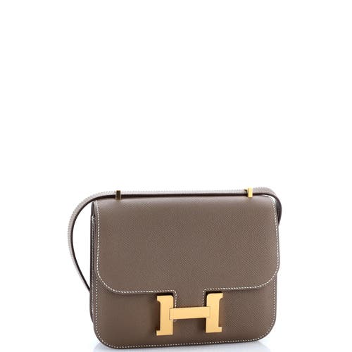 Pre-owned Hermes Hermes Constance Nm Bag Epsom 18 In Brown