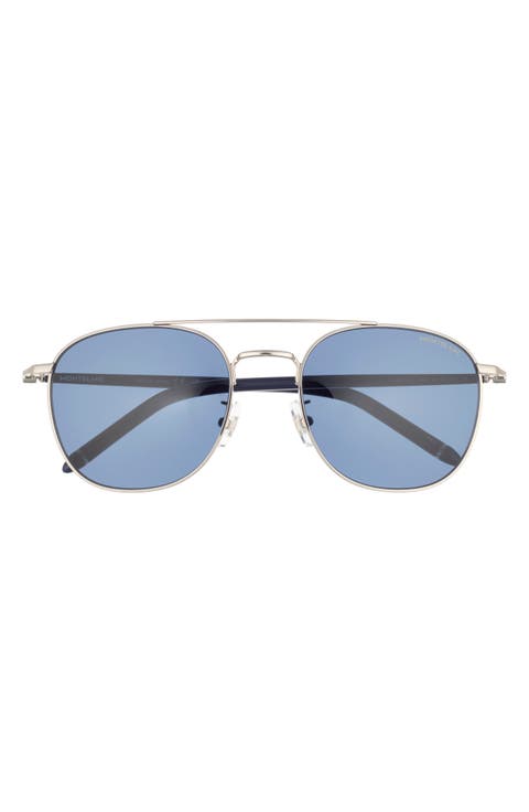 56mm Aviator Sunglasses