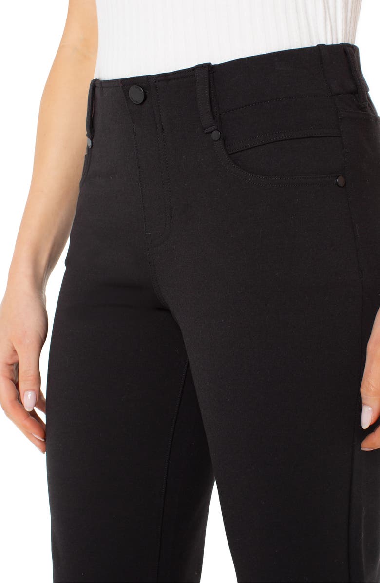 Liverpool Los Angeles Gia High Waist Slim Glider Pants, Alternate, color, Black