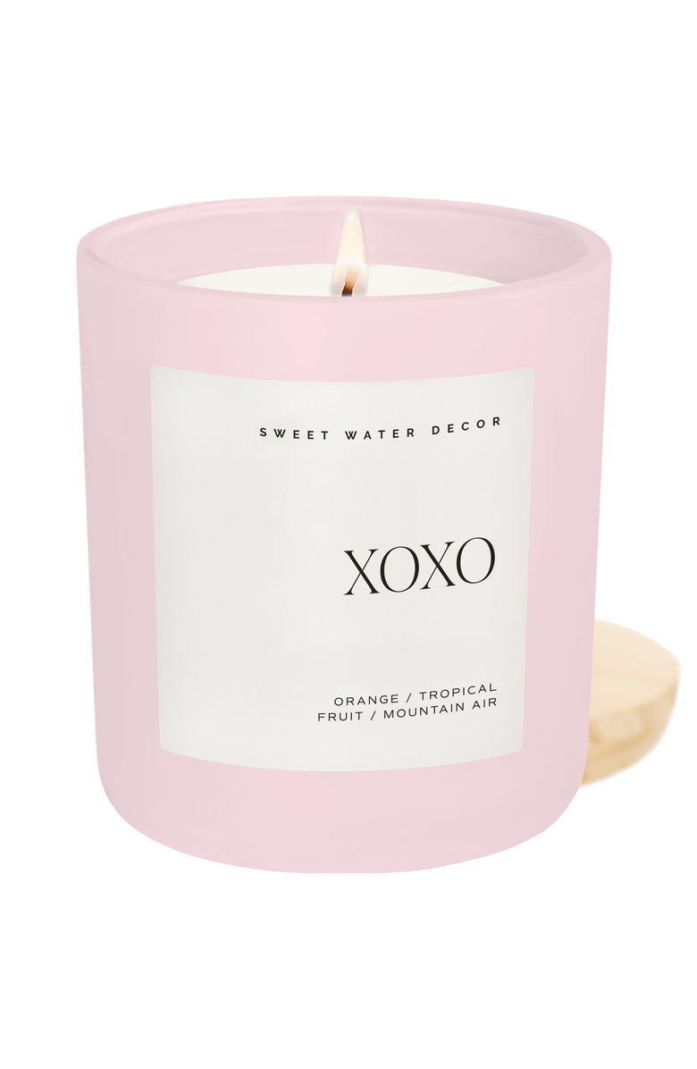 SWEET WATER DECOR 15oz Pink Matte Candle, Main, color, Xoxo - Island Air