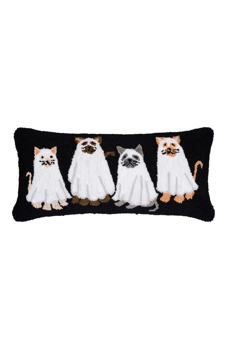 C&F Home Ghost Pets Throw Pillows, Main, color, Black