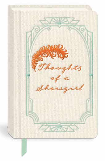 Showgirl Embroidered Journal