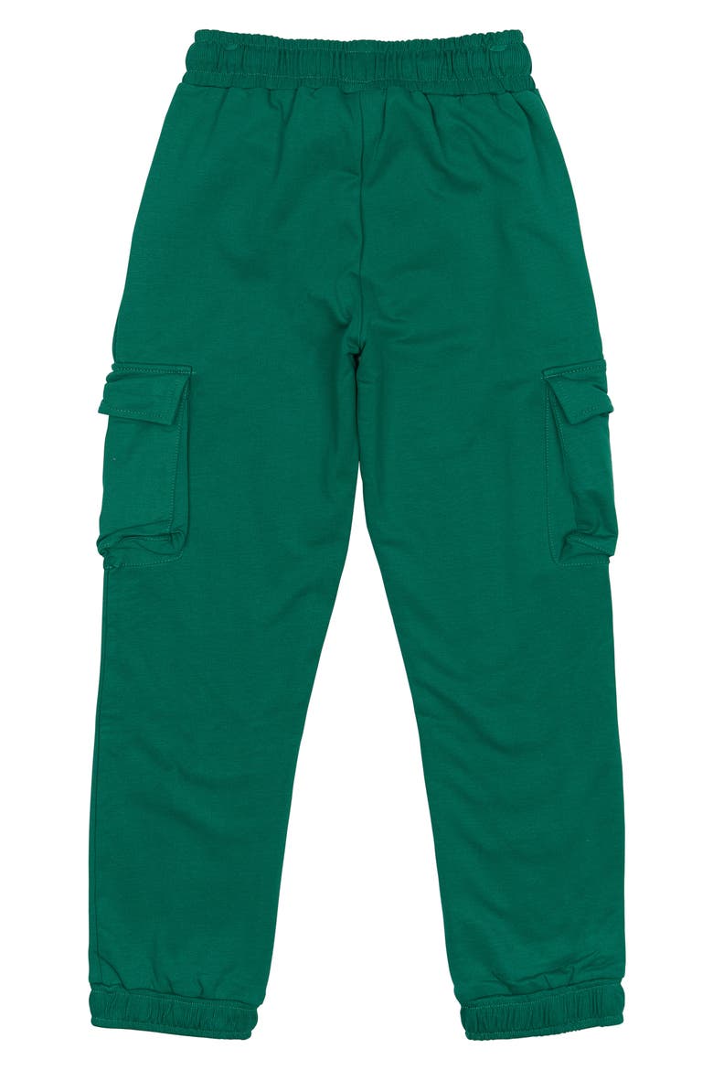 Kids' Re:Name Cargo Sweatpants, Alternate, color, ALPINE GREEN