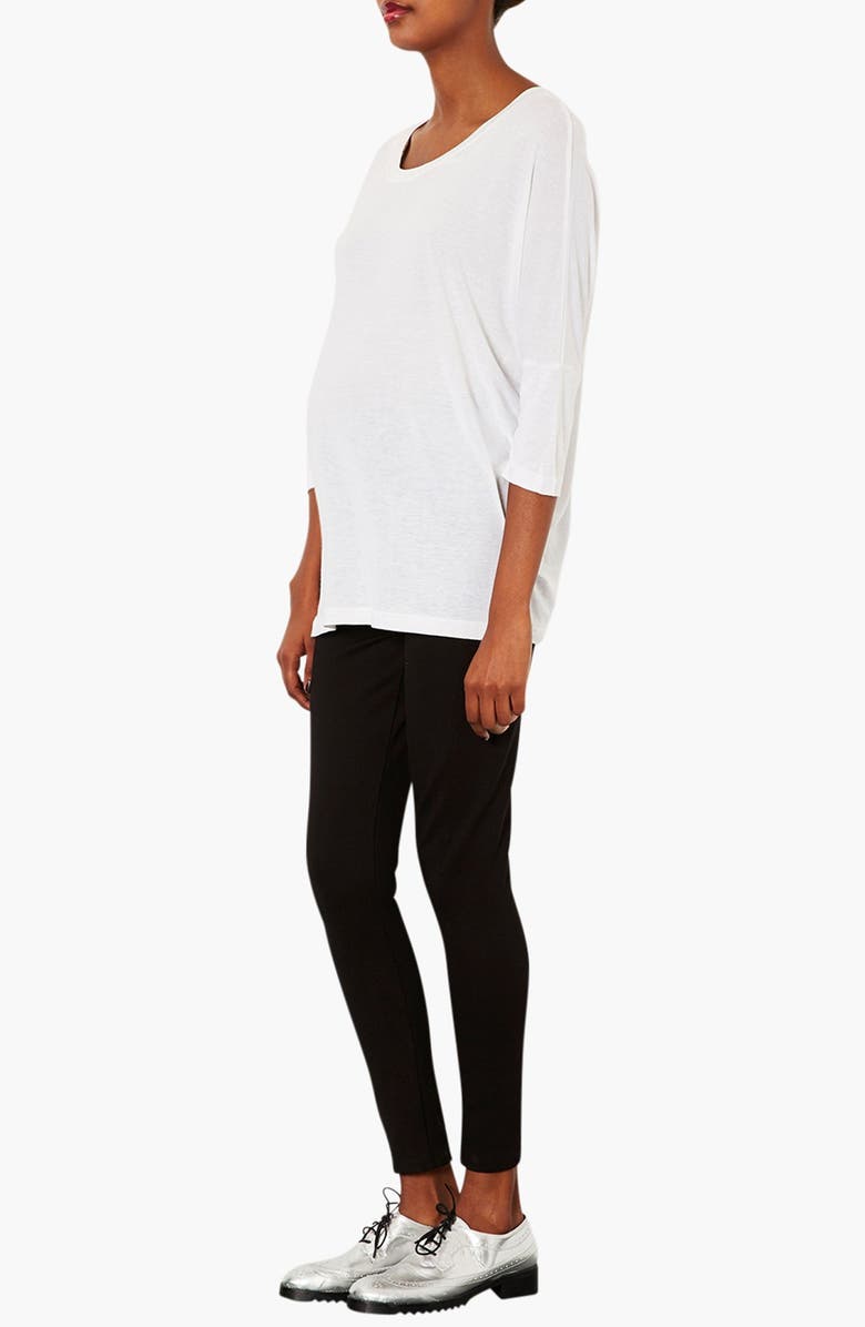 Topshop Oversized Maternity Tee, Alternate, color, 