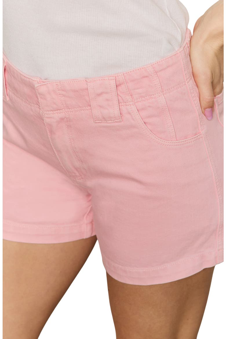 Arden Denim Shorts, Alternate, color, WASHED CHERRY BLOSSOM
