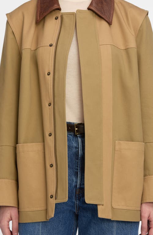 Frame The Chore Jacket In Brown