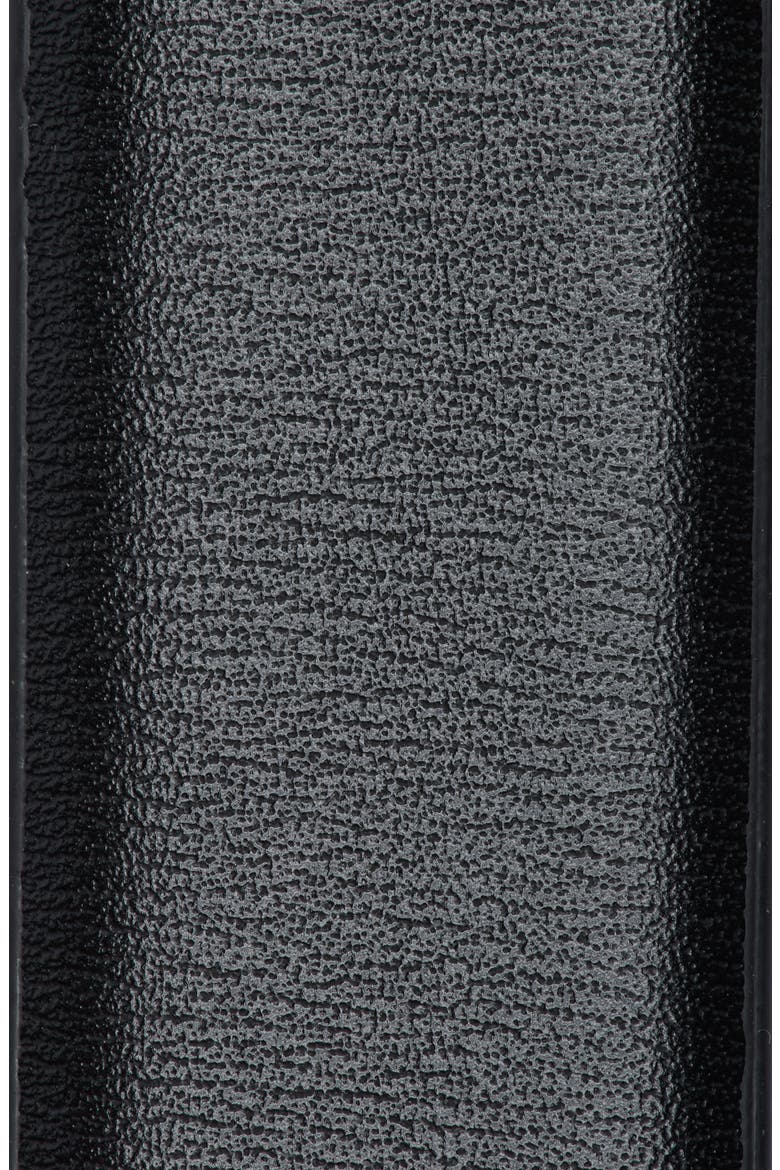 Two-Tone Buckle Textured Faux Leather Belt, Alternate, color, BLACK