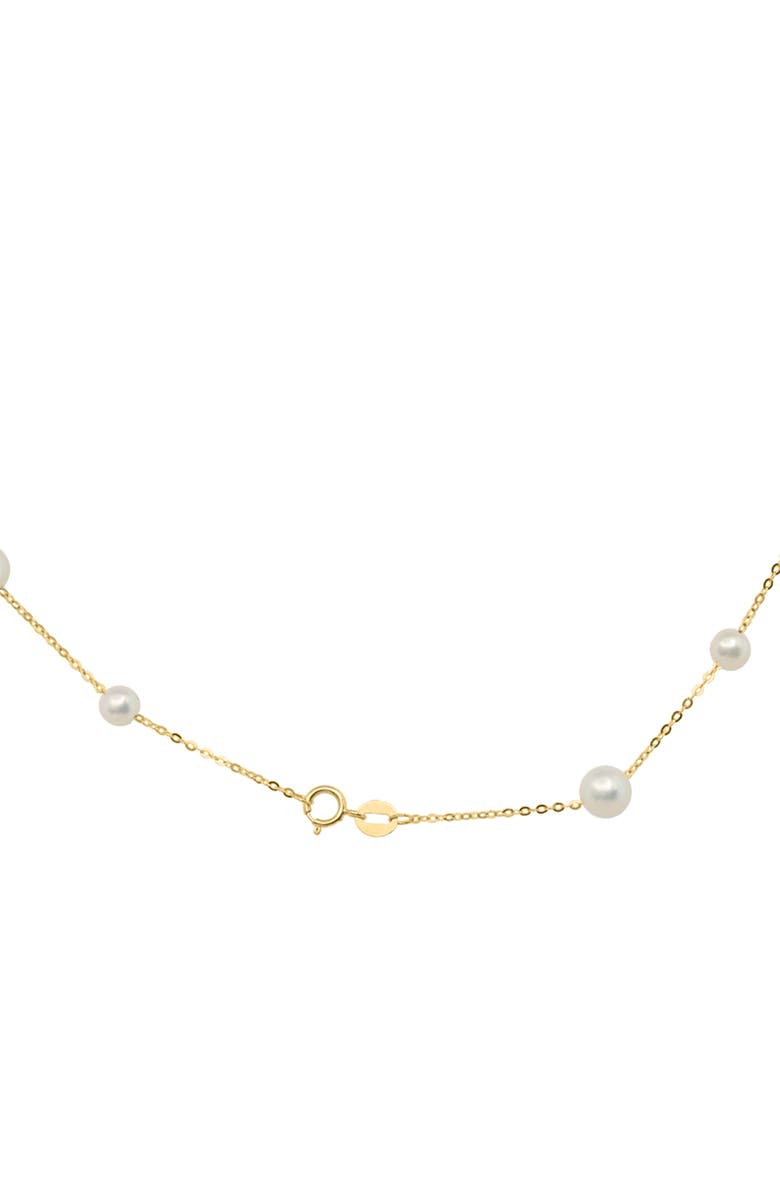 EFFY Freshwater Pearl Station Necklace, Alternate, color, White