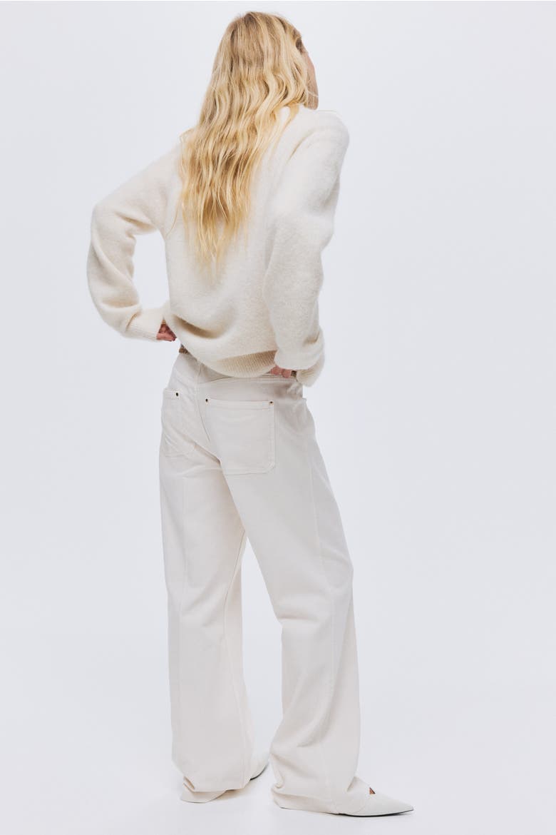 Flared High Jeans, Alternate, color, White