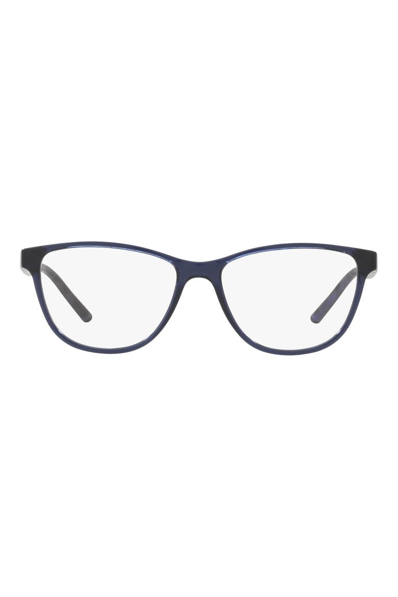 53mm Reading Glasses, Main, color, TRANSPARENT BLUE