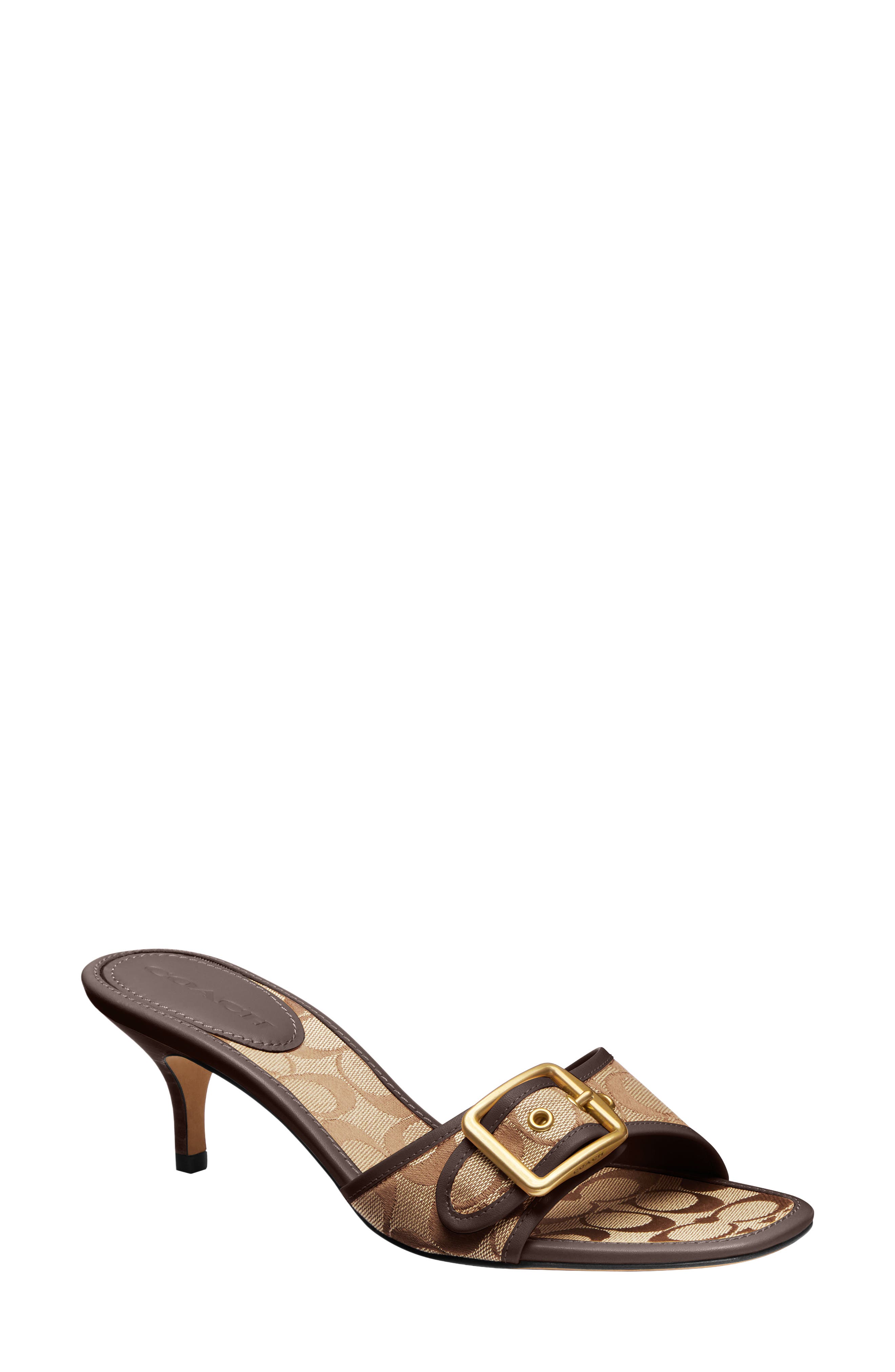 Margot Signature Sandal, Main, color, KHAKI/ MAPLE