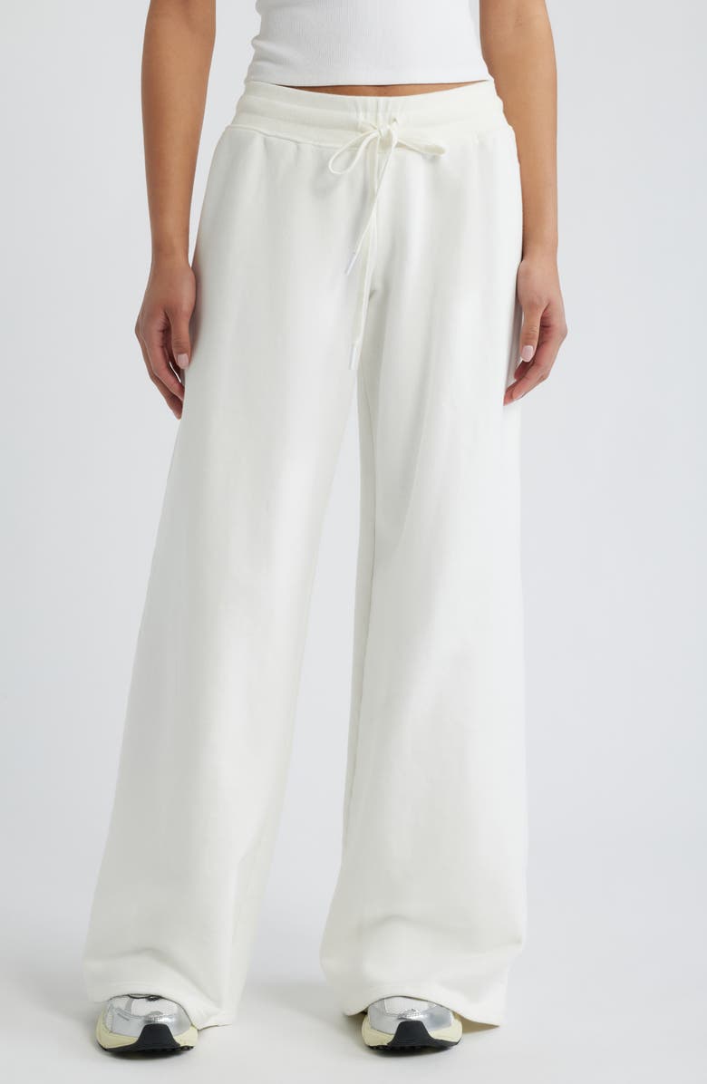 Princess Polly Dodie Wide Leg Pants, Main, color, Washed White