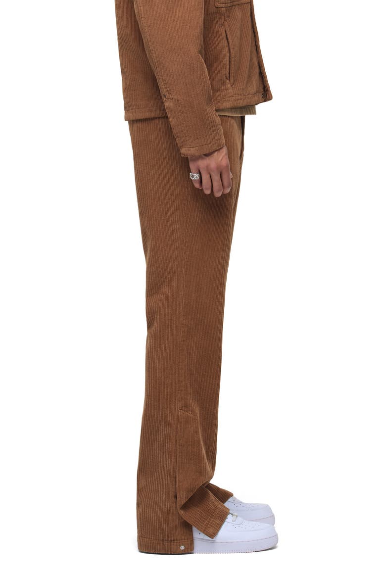 Walker Cotton Trouser Pants, Alternate, color, TOFFEE