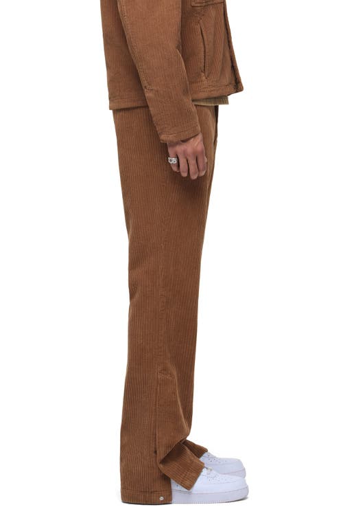 Hudson Jeans Walker Cotton Trouser Pants In Brown