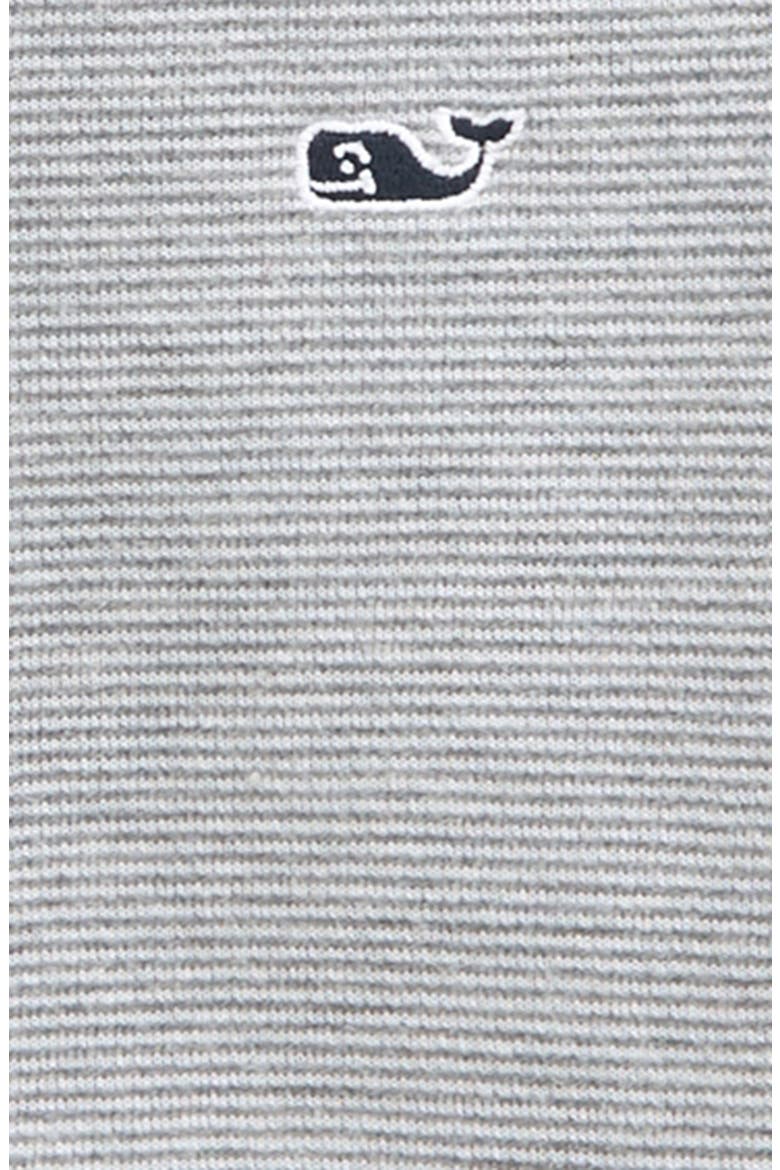 Kids' Saltwater Stripe Quarter Zip Sweatshirt, Alternate, color, 062 GRANIT