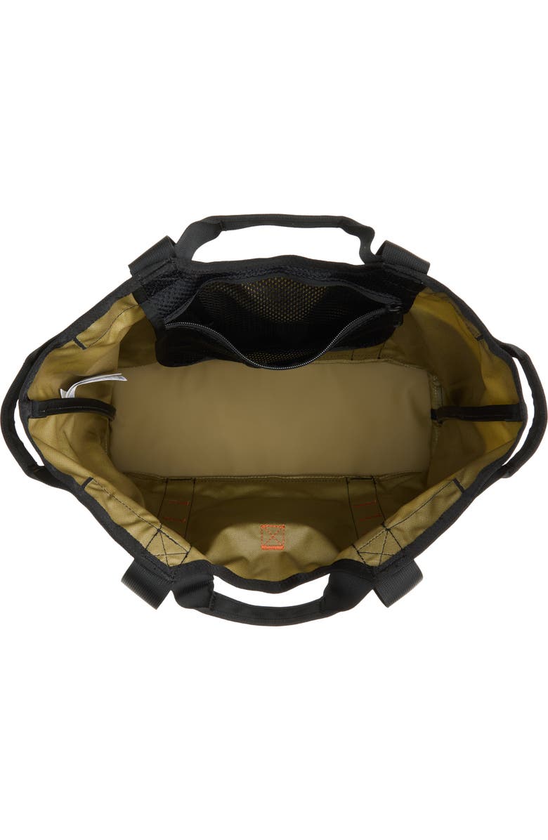 The North Face Base Camp Utility Tote, Alternate, color, Cedar/ Tnf Black/ Lava Red