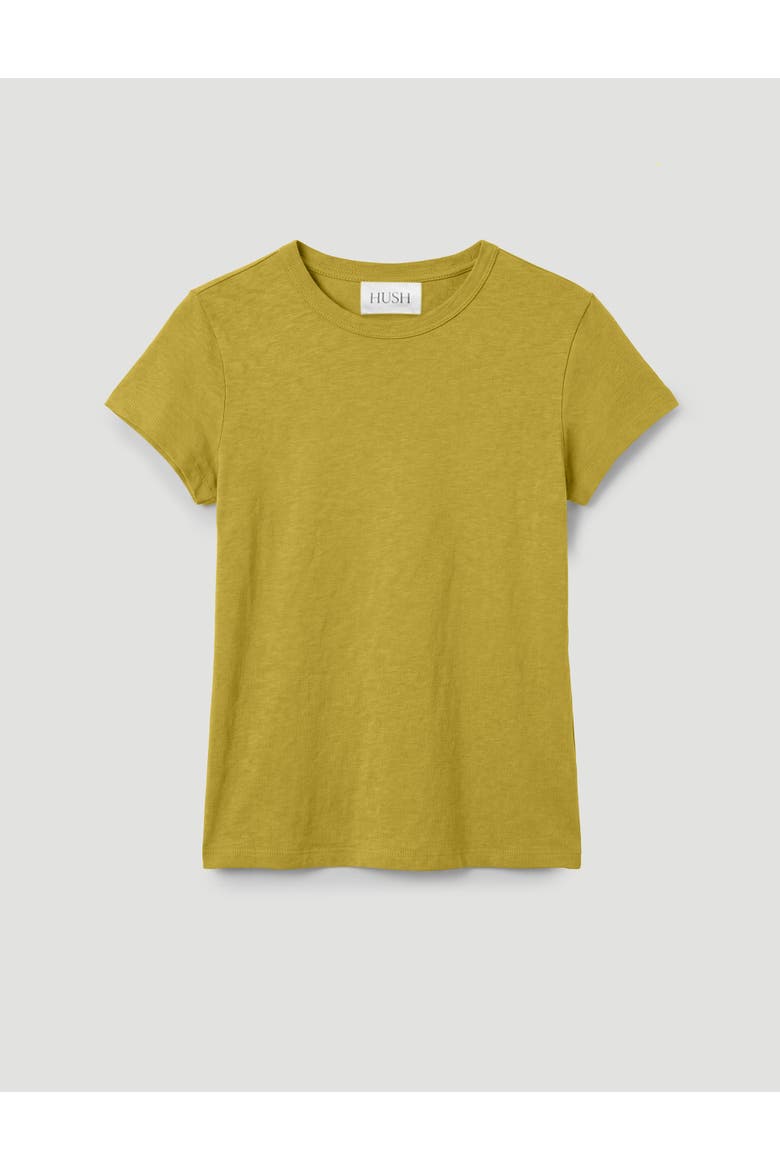 Crew Neck T-Shirt, Alternate, color, Olive Green