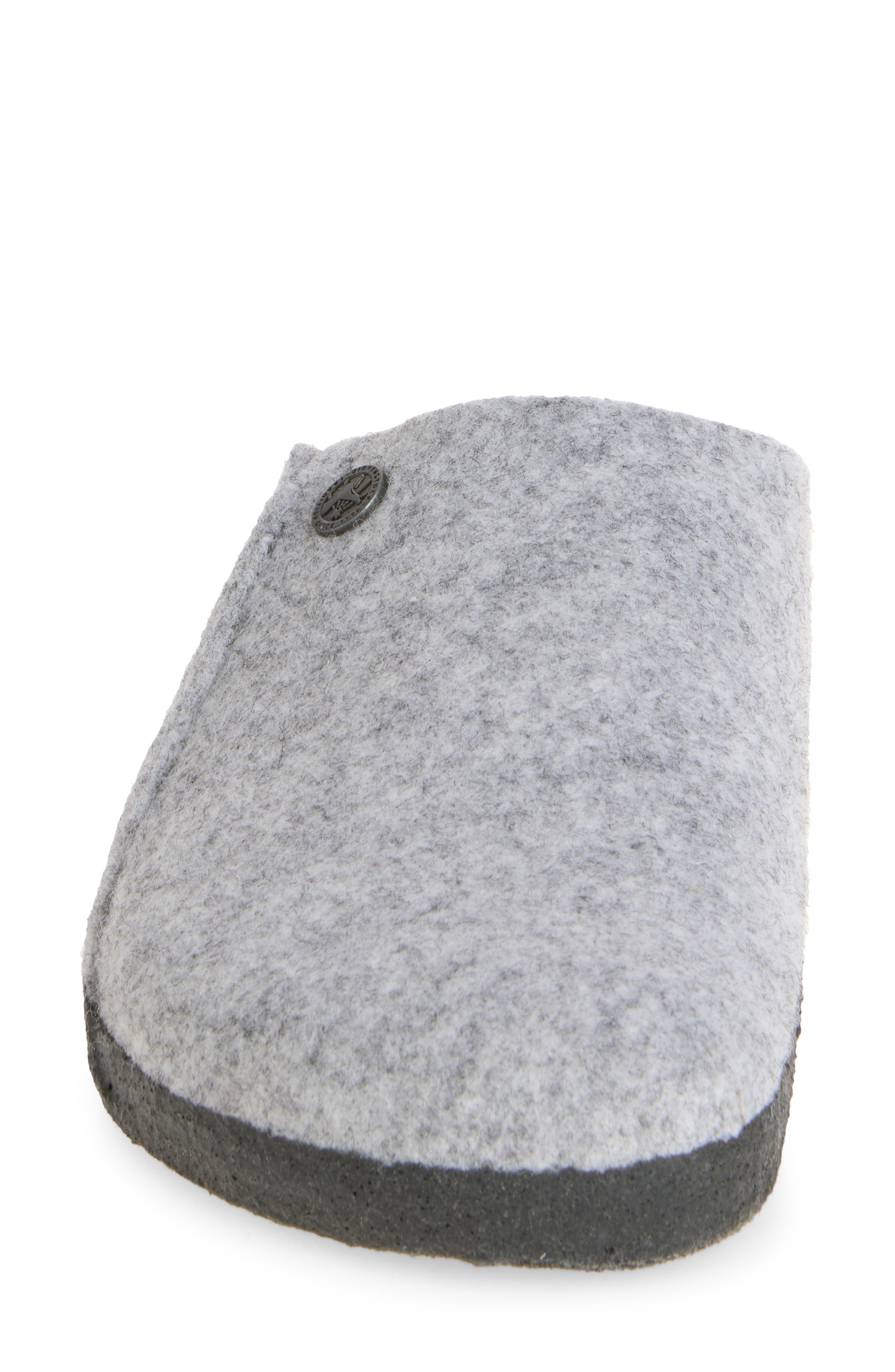 Zermatt Genuine Shearling Lined Slipper, Alternate, color, LIGHT GREY WOOL