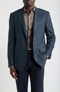 Canali Siena Windowpane Wool Sport Coat