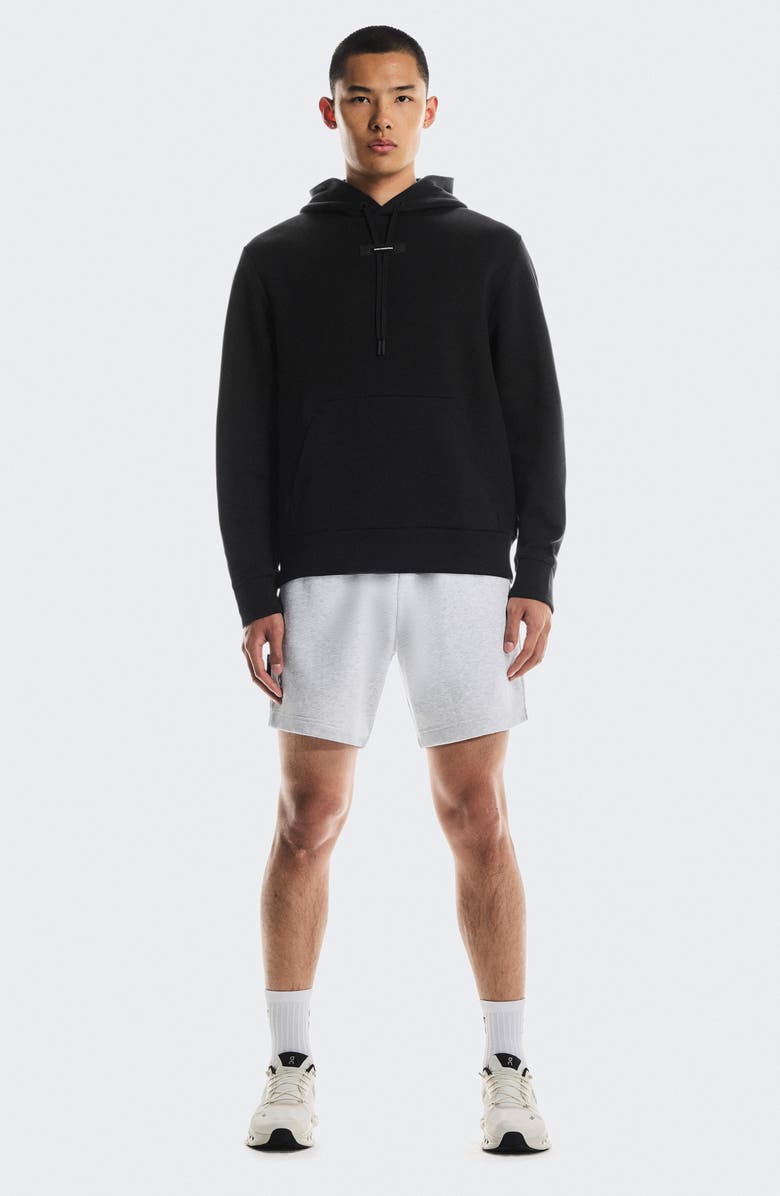 On Focus Tech Hoodie, Alternate, color, Black