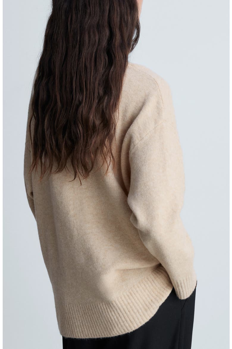 Donatelo V-Neck Sweater, Alternate, color, BEIGE