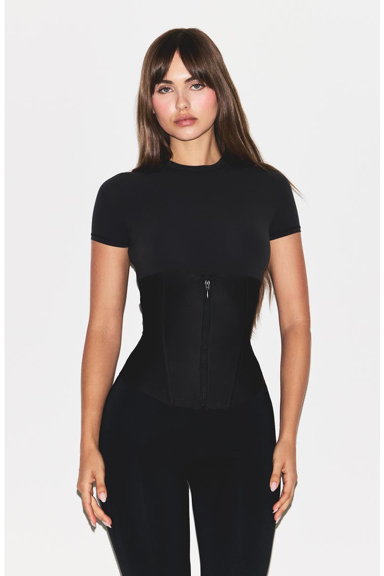 Body Core Sculpt Waist Cincher, Alternate, color, ONYX