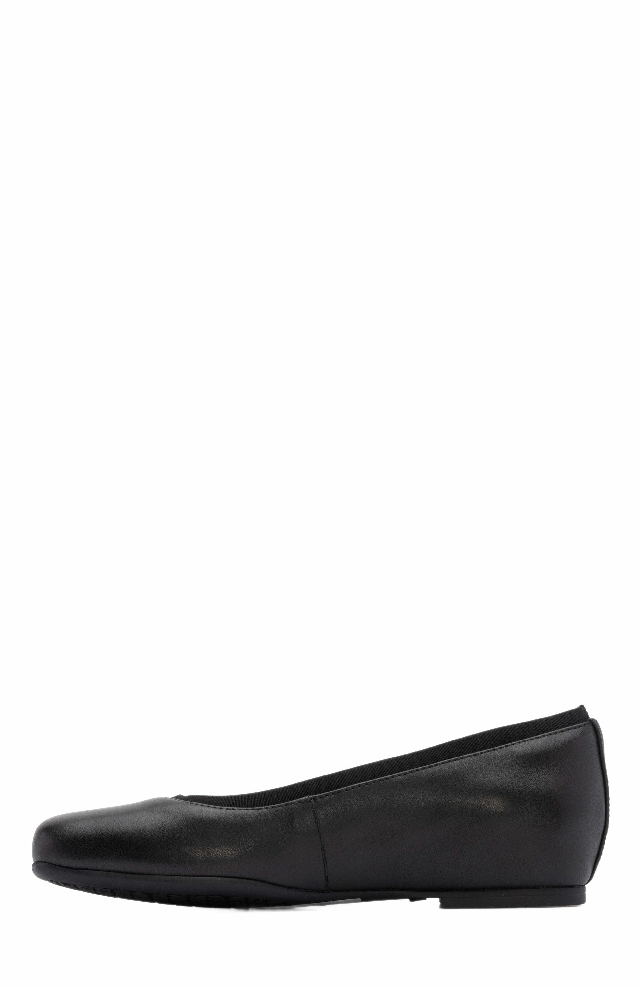 ABEO Cadence Ballet Flat, Alternate, color, Black - Metatarsal