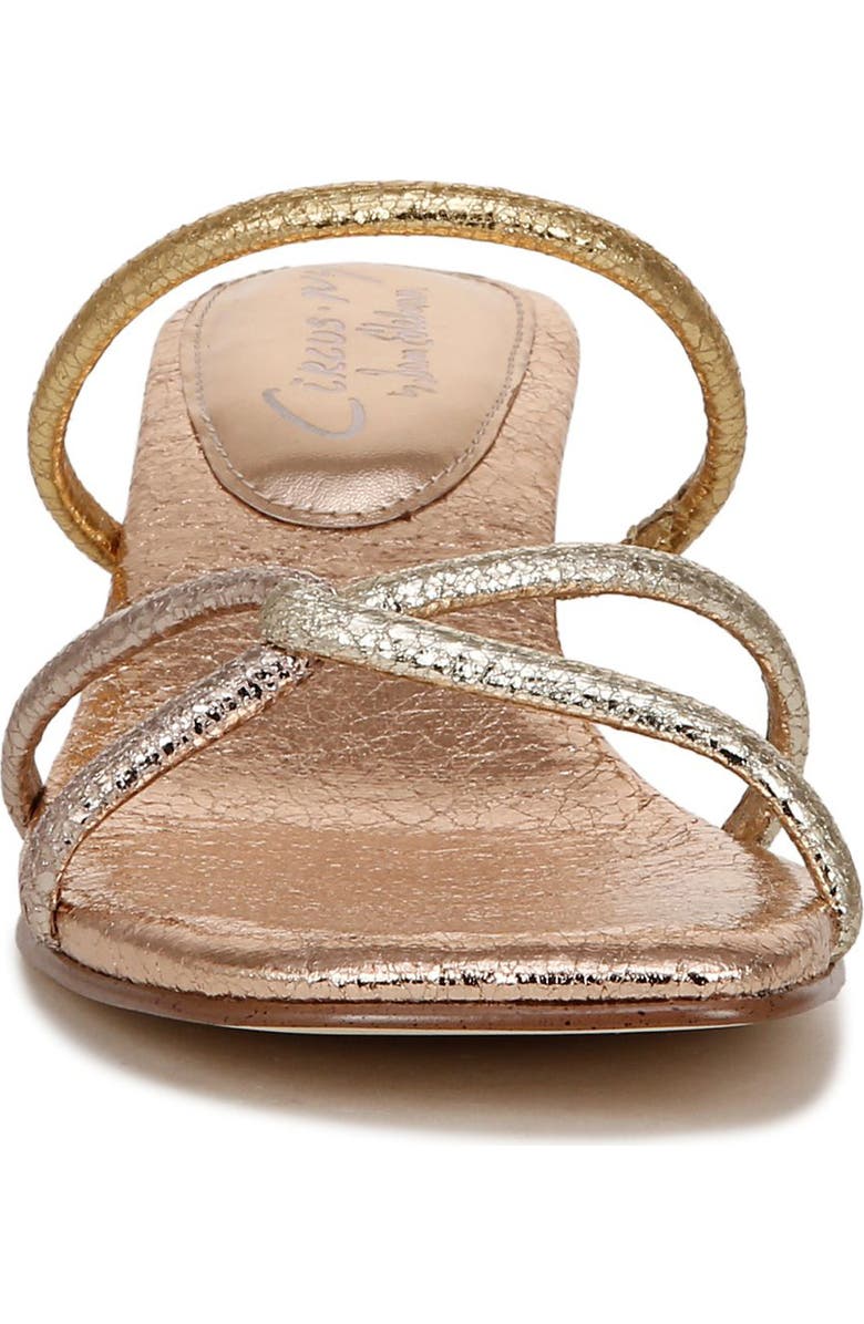 Circus NY by Sam Edelman Faye Strappy Sandal, Alternate, color, Millenia Gold Multi