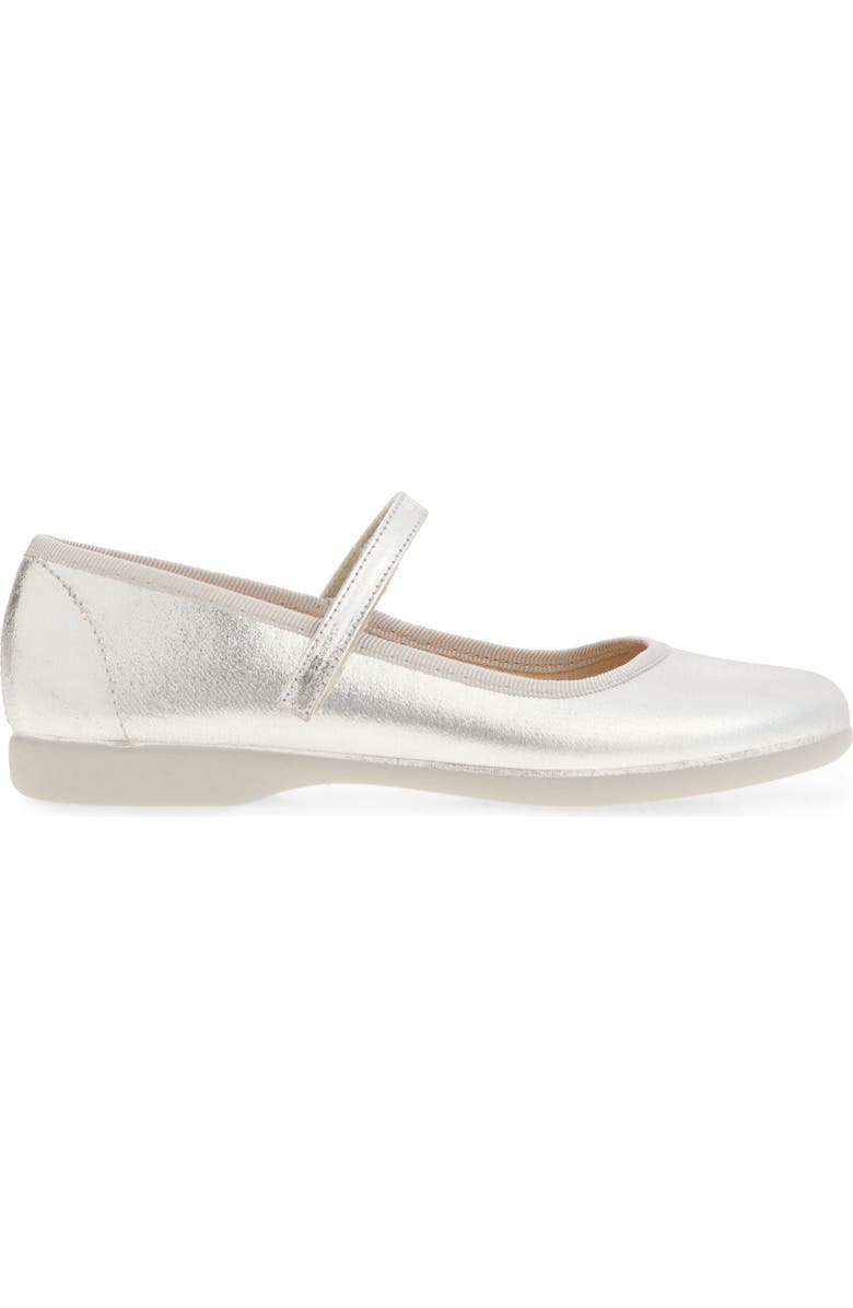 CHILDRENCHIC Mila Mary Jane Flat, Alternate, color, Silver