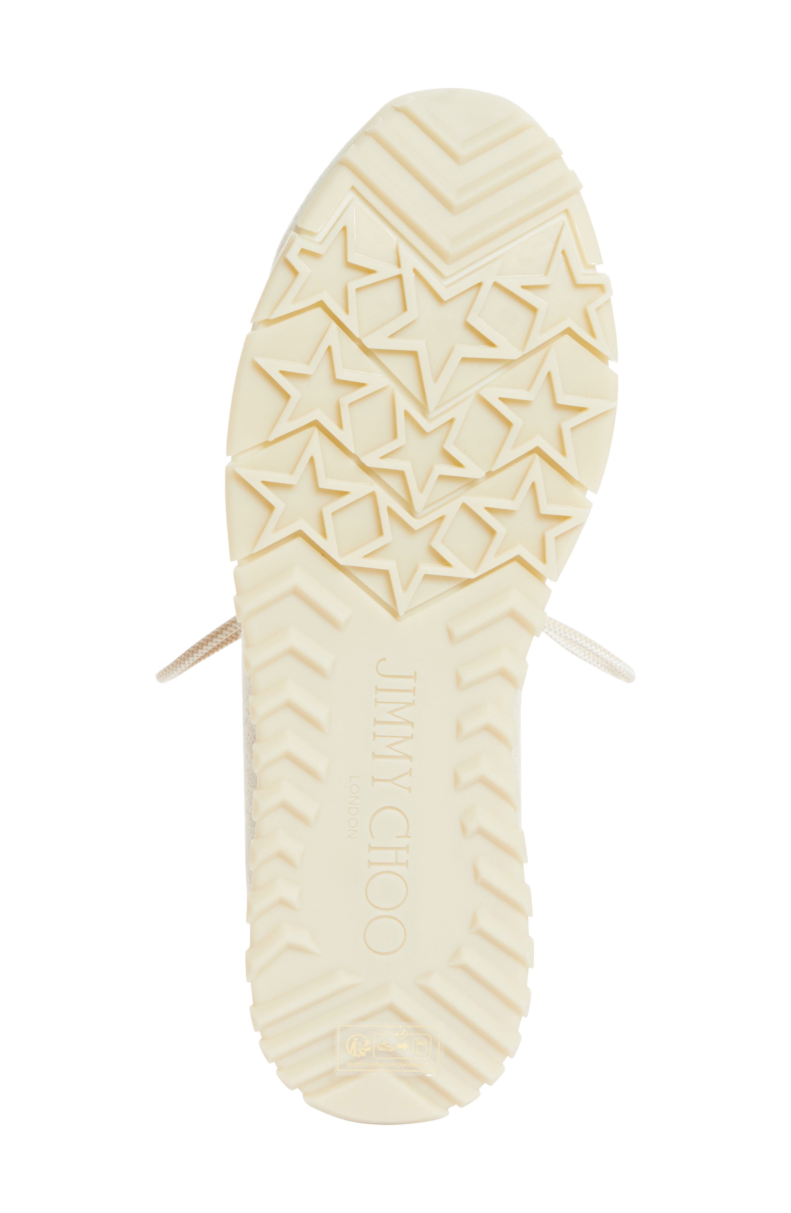 Jimmy Choo Veles Imitation Pearl Knit Sneaker, Alternate, color, 