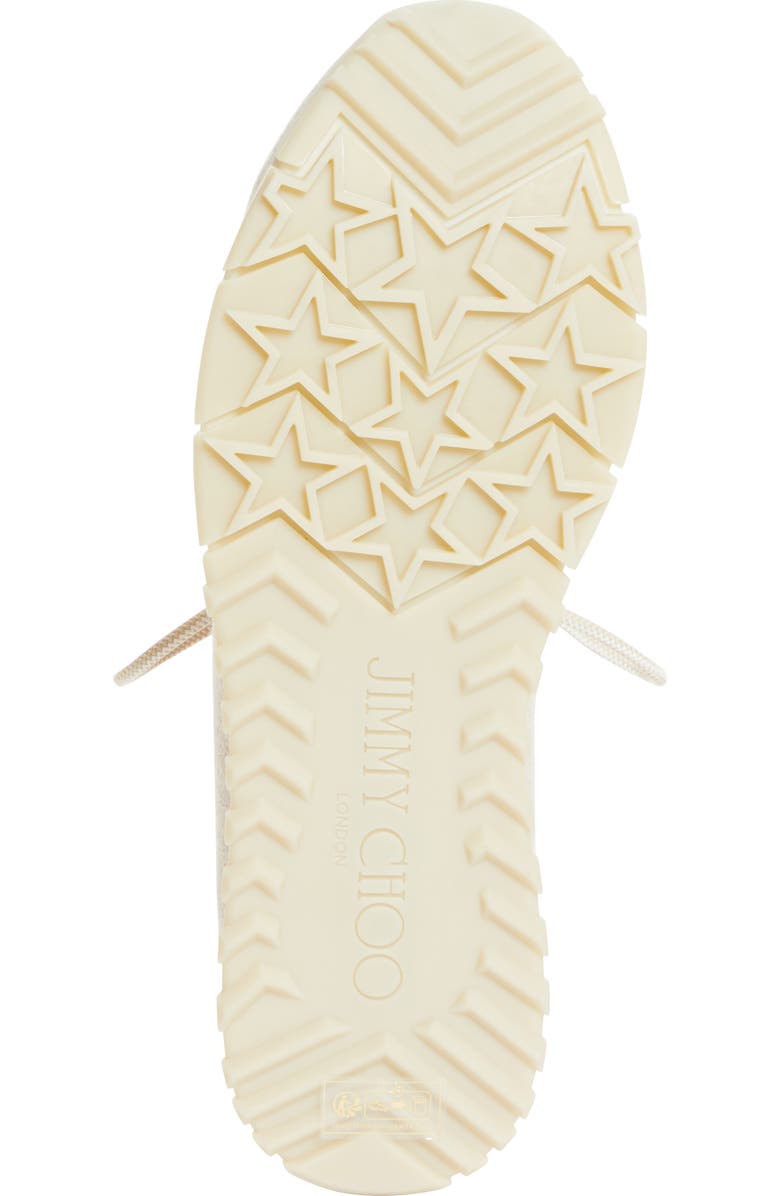 Jimmy Choo Veles Imitation Pearl Knit Sneaker, Alternate, color,