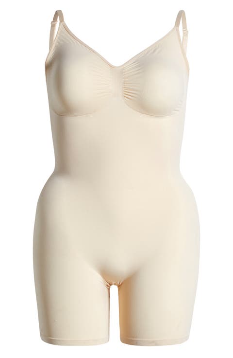 Seamless Sculpt Mid Thigh Bodysuit (Regular & Plus)