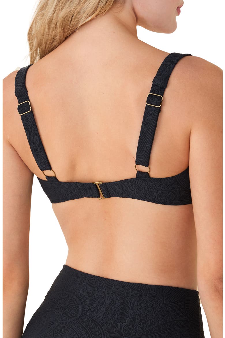 The Lori Ring Bikini Top, Alternate, color, BLACK PAISLEY