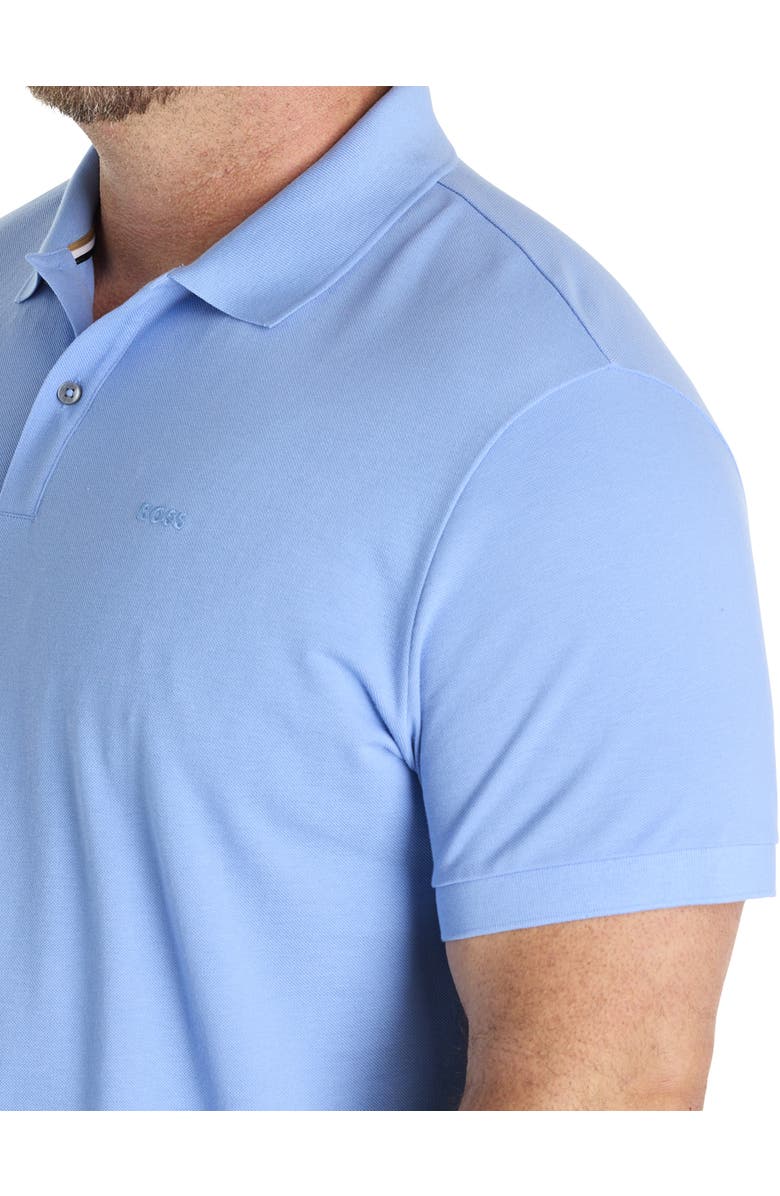 B+T Essentials Fit by Dxl Big & Tall  Pallas Polo Shirt, Alternate, color, Bright Blue