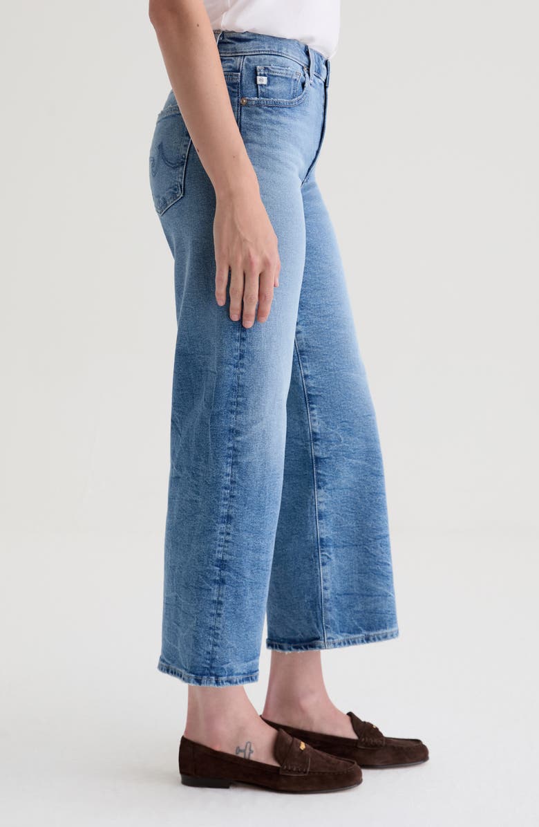 AG Saige Mid Rise Ankle Wide Leg Jeans, Alternate, color, Masterpiece