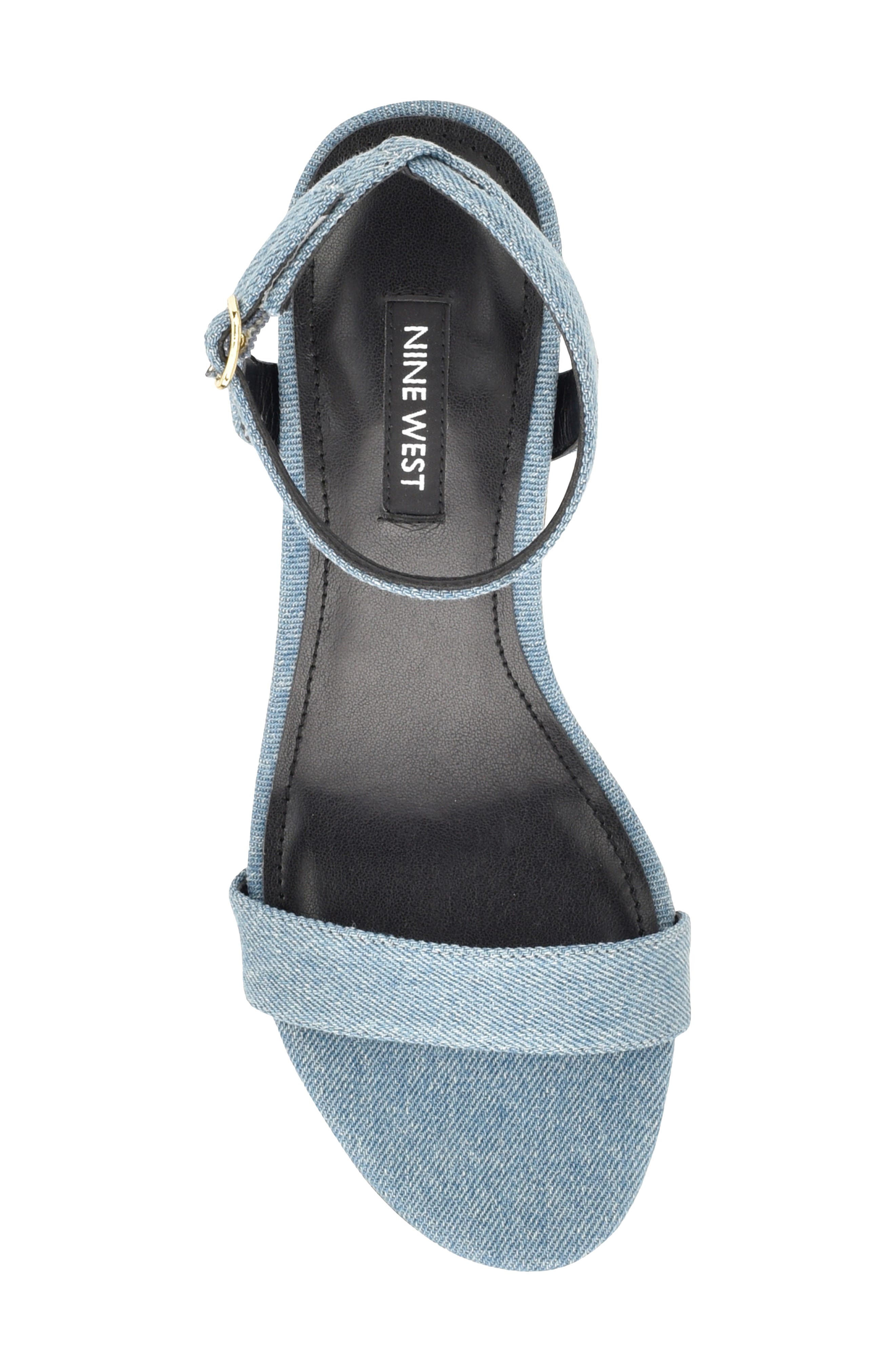 Nine West Anny Ankle Strap Sandal, Alternate, color, 