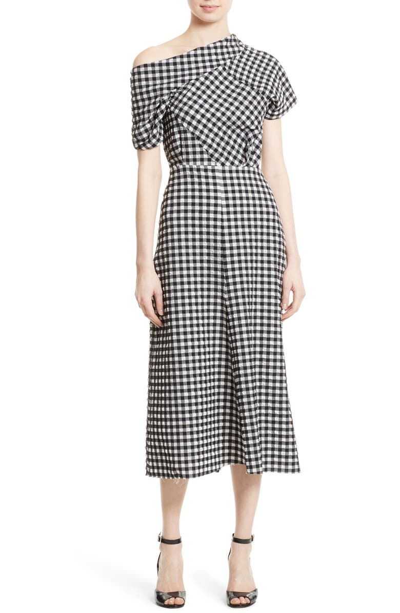Rachel Comey Pout One-Shoulder Midi Dress, Main, color, 
