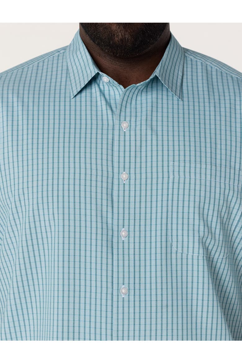 Big & Tall Microfiber Striped Sport Shirt V2, Alternate, color, MULTI