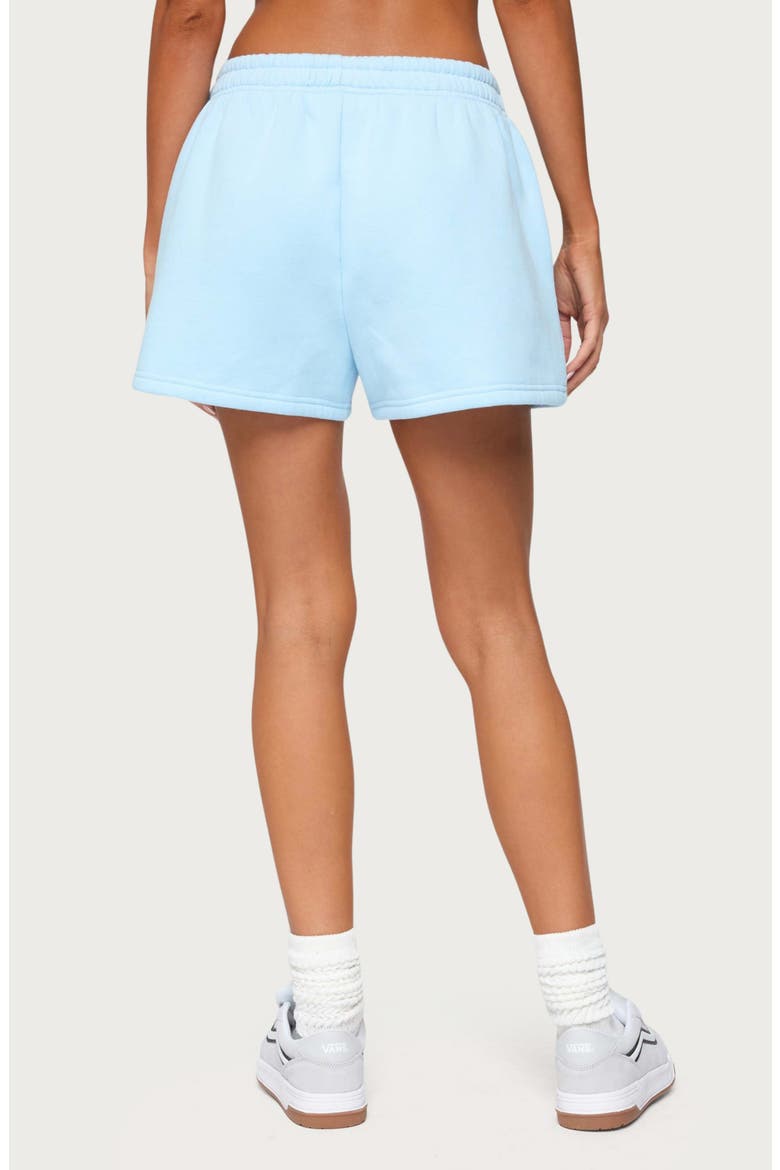 Logo Fleece Sweatshorts, Alternate, color, LIGHT-BLUE
