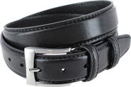 Trafalgar Vincenzo 35mm Italian Leather Contrast Stitch Casual Dress Belt